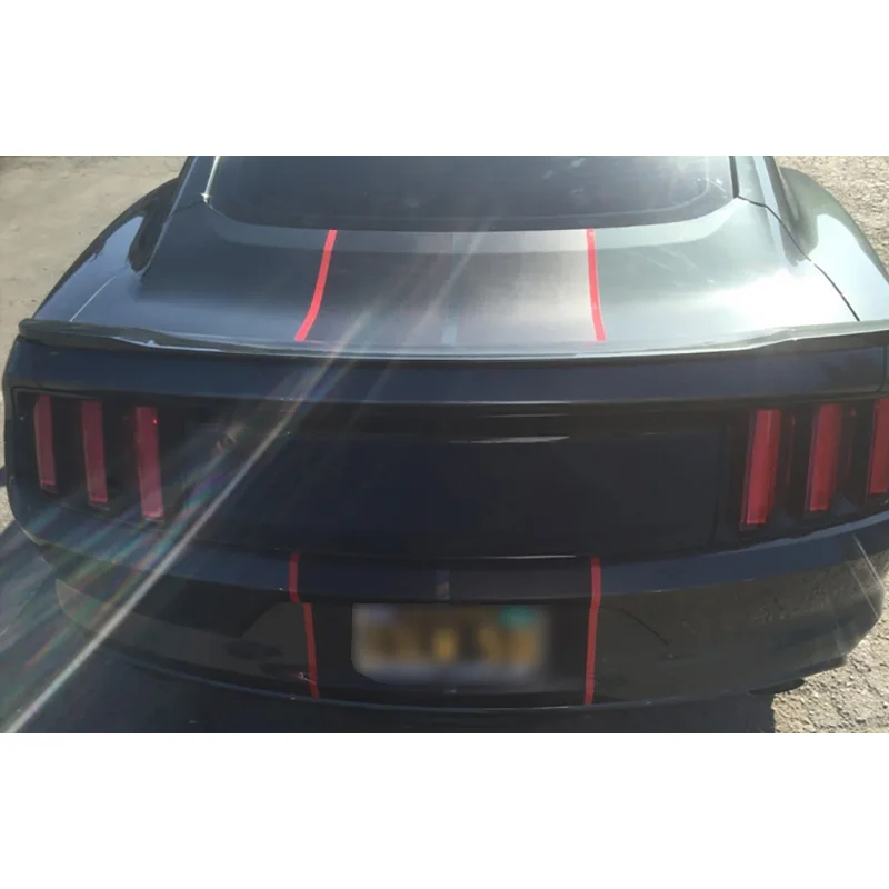 8 цветов автомобильные наклейки-покрытие и наклейки для Ford Mustang- Твин ралли полосы автомобиля наклейка авто капот гоночные виниловые наклейки