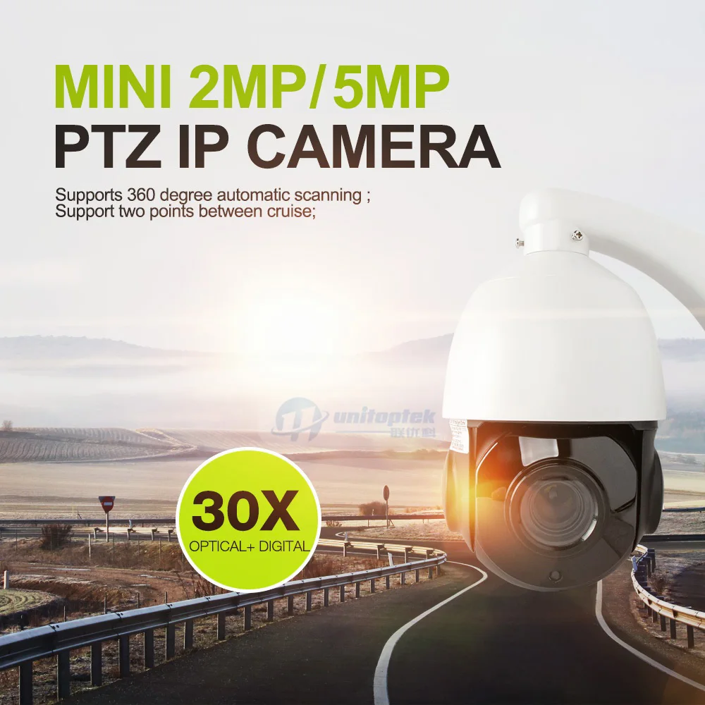 Купольная PTZ купольная ip камера HD 1080P 5 МП Onvif водонепроницаемая безопасности с 30