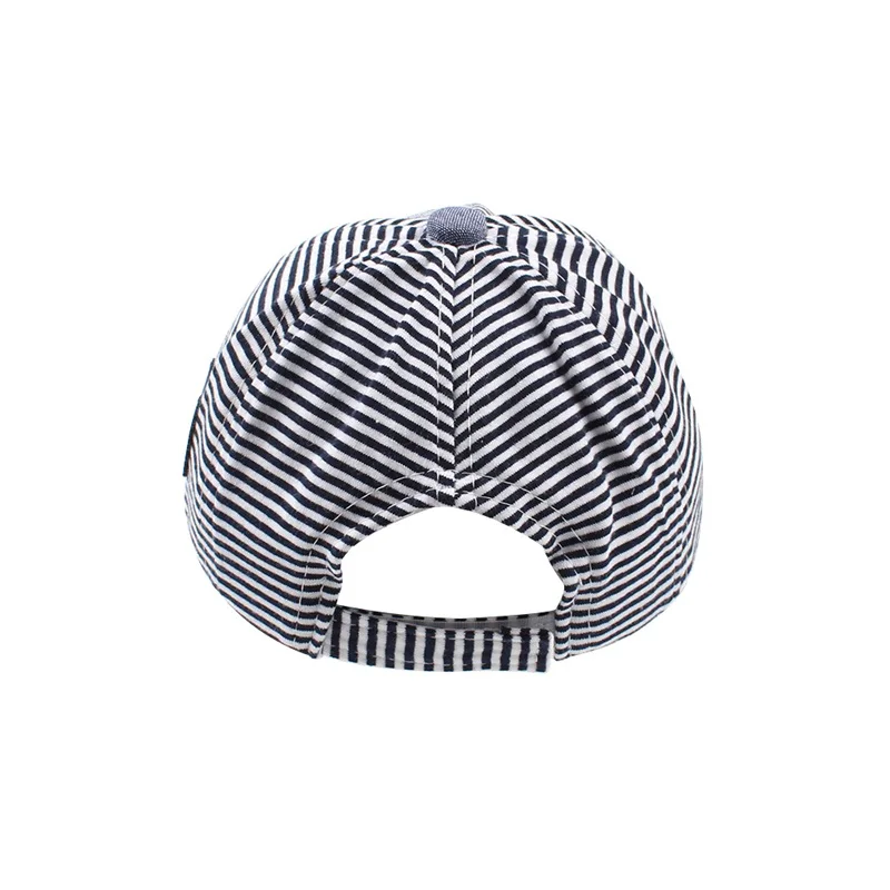 Fashion Striped Baby Cap For Boys Mesh Breathable Summer Cap Star Girls Baseball Cap 6-24M Toddler Summer Baby Boys Clothing (2)