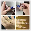 BORASI Fashion Jewelry V Ring For Women Gold Color Stainless Steel Exquisite Shiny Polished Double V Shape Knuckle Ring 2017 6