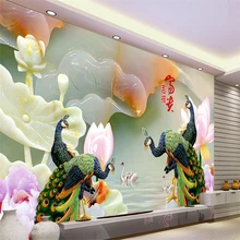 3d custom wallpaper home decoration wallpaper picture relief peacock living room 3 d background photo mural wallpaper 3d southeast asian style wooden boat 3d wallpaper mural balcony living room decoration background