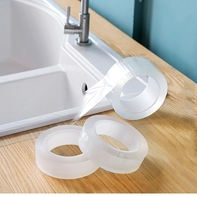 

Kitchen sink waterproof stickers pool self-adhesive mildew moisture-proof beauty seam strip bathroom countertop Kitchen sink