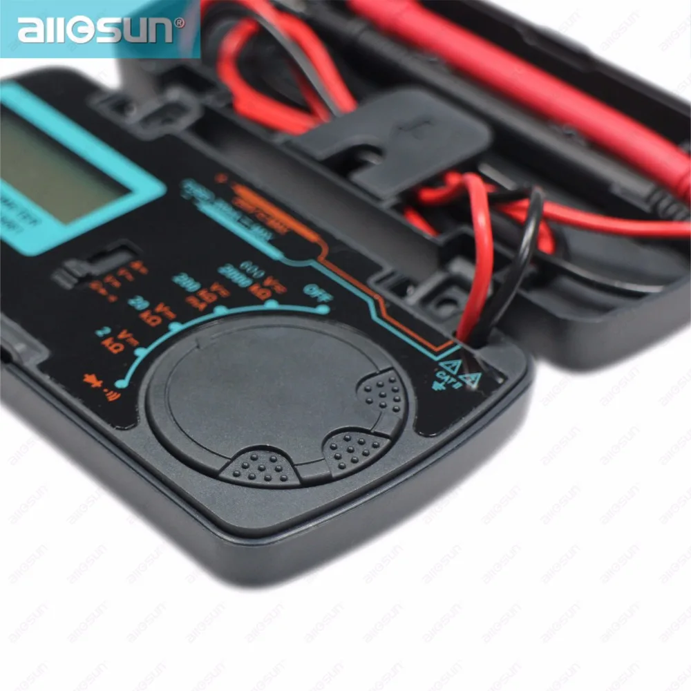  Digital Multimeter 3 1/2 1999t AC/DC Ammeter Voltmeter High-definition LCD Digital Display Screen voltage meter All-Sun EM3081 