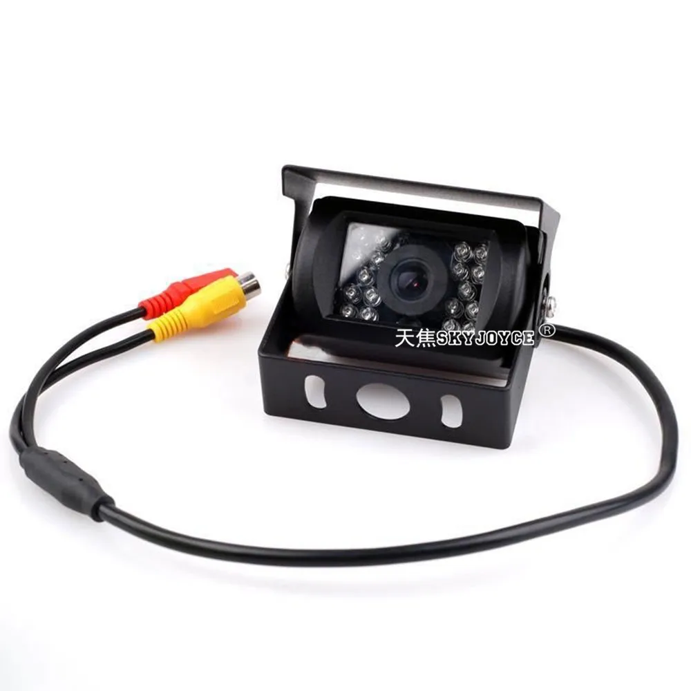 DC12 DC24V Car Parking Camera rearview IR Nightvision Waterproof Rear View Camera With 15M RCA Video Cable Bus Truck Camera 24V (5)