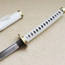 S2669 аниме RORONOA Зоро WADO ICHIMONJI кисть в виде меча HAMON BLADE/FULLER 4" ONE PIECE