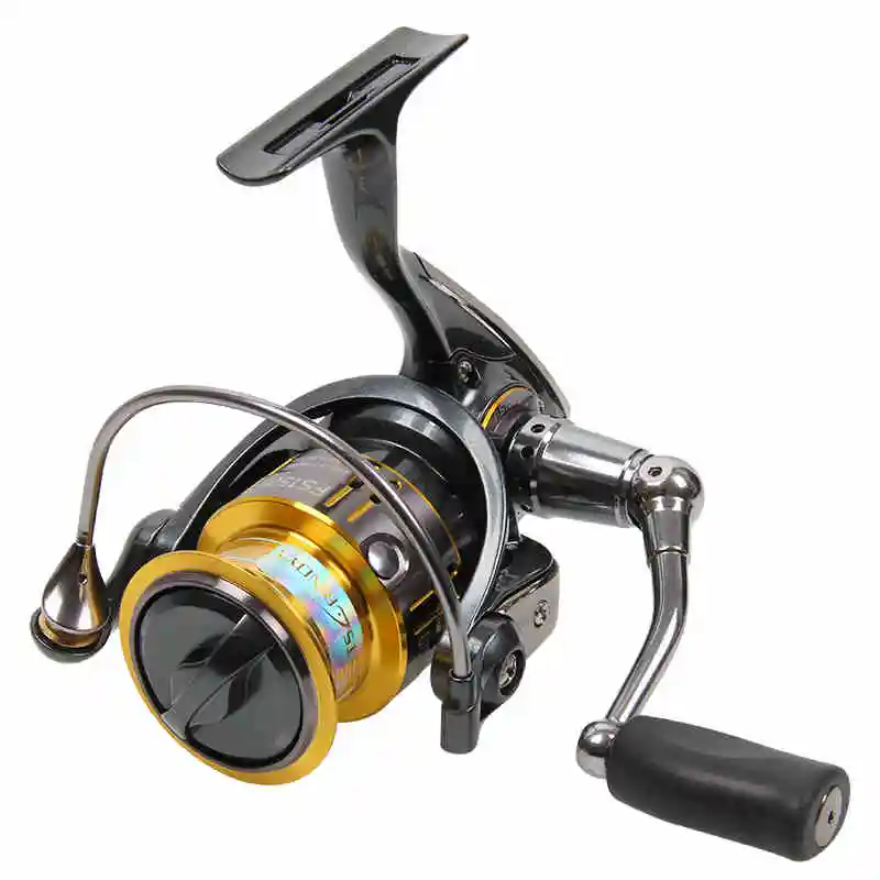

TRULINOYA Spinning Fishing Reel 9+1BB 5.2:1 Metal Spool Aluminium Handle Salt Water moulinet Fishing Reels FS800/1000/2000 iscas
