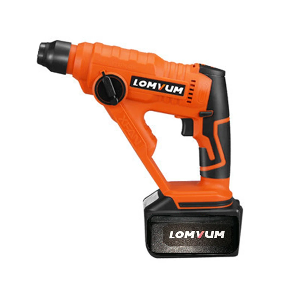 Electric Hammer Cordless Drill Rechargeable Screwdrivers With 2