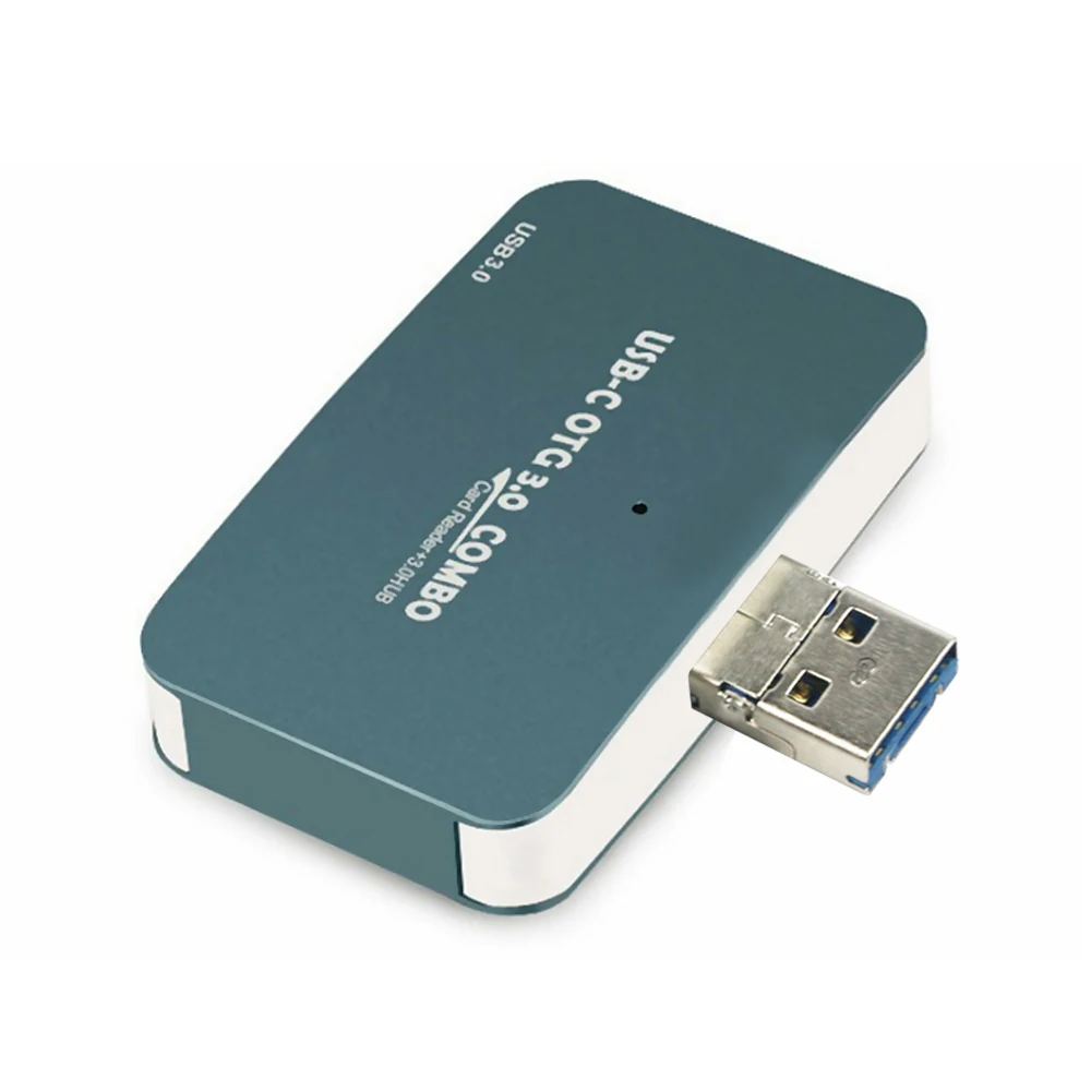 Light Blue SGM USB/Micro USB OTG комбинированный адаптер Комплект подключения USB 3,0 TF устройство для чтения карт памяти - Цвет: Light Blue