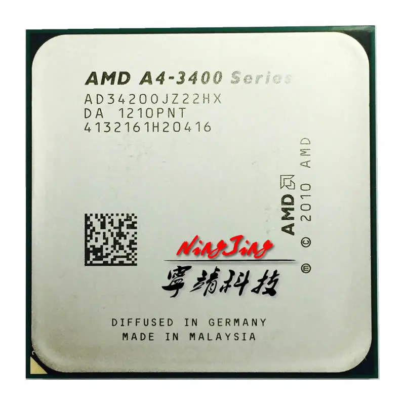 

AMD A4-Series A4-3420 A4 3420 2.8 GHz Dual-Core CPU Processor AD3420OJZ22HX Socket FM1