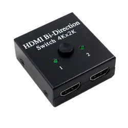 Переключатель HD bi-направления 4 K HD перфоратор поддерживает Ultra HD 4 K 3D 1080 P Замена для PS4 Xbox огонь Roku