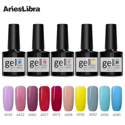 AriesLibra ногтей гель лак Vernis клей УФ-лампы 10 мл растворимый лак светодиодный гель лак для ногтей светодиодный Гель-лак Nail Art