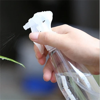 

Micro Landscape Fine Empty Mist Spray Bottle Trigger Water Plastic Bottle Watering Cleaning Garden 200ml White