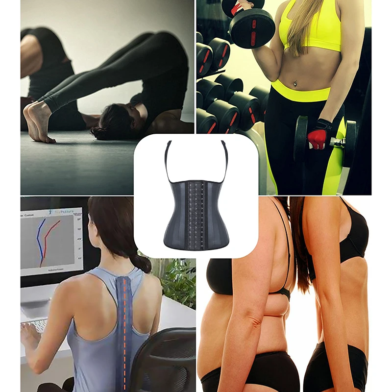 Serre Taille Transpiration Ceinture Sport Femme - Corset Training Gainant Double Sangle Ceinture Néoprène Amincissante