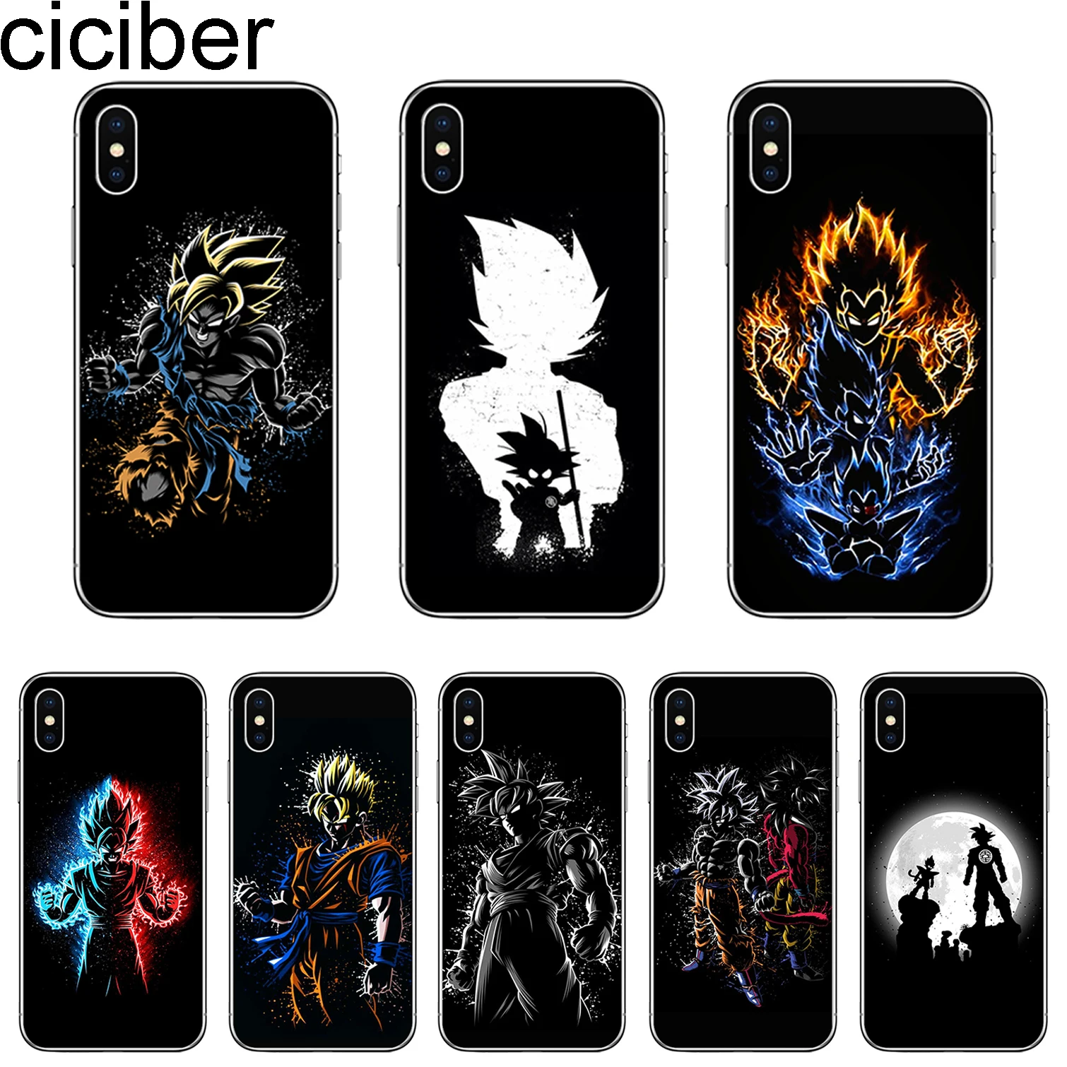 Ciciber Dragon Ball Z Goku для iphone 11 Pro Max чехол Apple iPhone 7 8 6S Plus X XR XS 5S SE телефона из мягкого ТПУ |