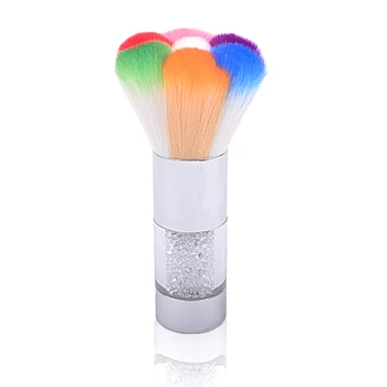

Nail Dust Brushes Acrylic UV Nail Gel Powder Nail Art Dust Remover Brush Cleaner Rhinestones Makeup Foundation Tool 2018 New