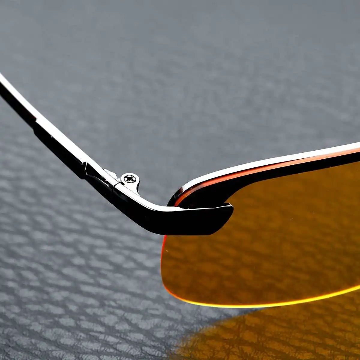 С антибликовым покрытием UV400 сплава поляризованные Ночное Видение солнцезащитные очки на велосипеде Рыбалка Очки для походов чтобы защитить ваши глаза