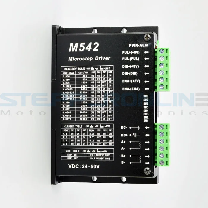 

Nema 23 Stepper Motor Driver 2/4 phase 24-50VDC 1.5A-4.5A 256 micro stepper Multi-Stepping High Input Frequency
