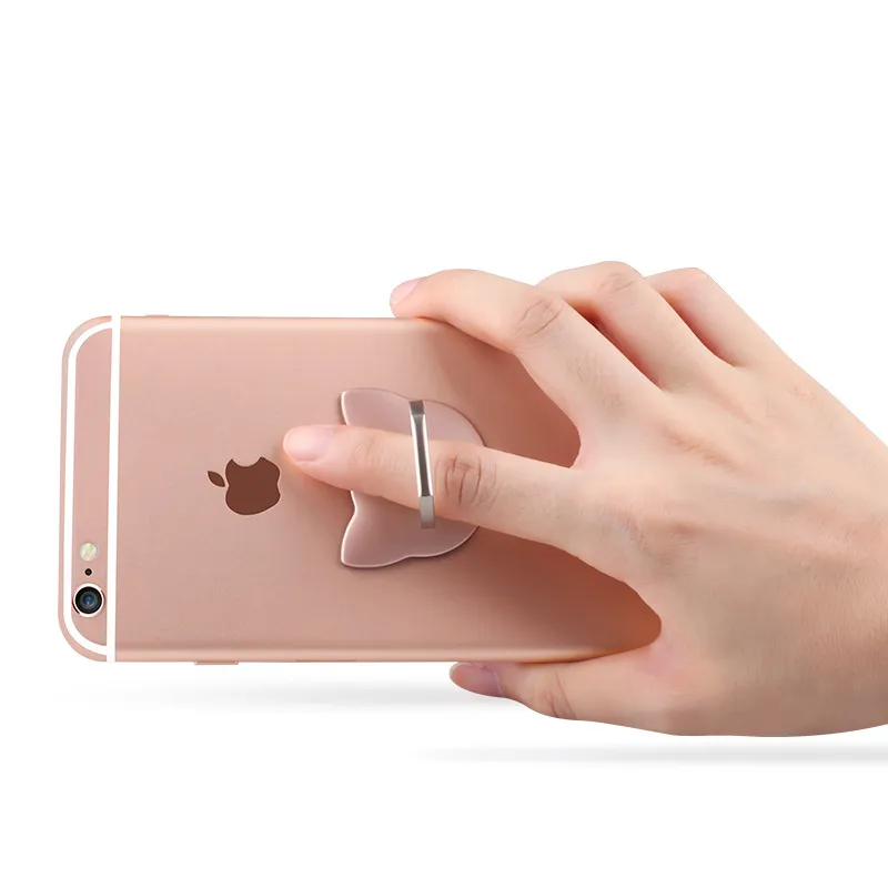 10 pcs/lot 360 Degree Cat Ear Finger Ring Mobile Phone Stand Holder Mount Support for IPhone IPad Samsung Xiaomi All Smart Phone