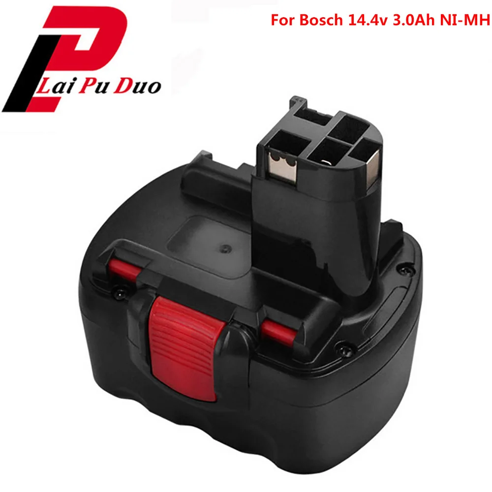 Для Bosch металл-гидридных или никель 14,4 v 3.0Ah Мощность инструмент Батарея Замена 3454-01 BAT038 2 607 335 264 3660CK PAG14.4V PSR 1 года до 14 лет