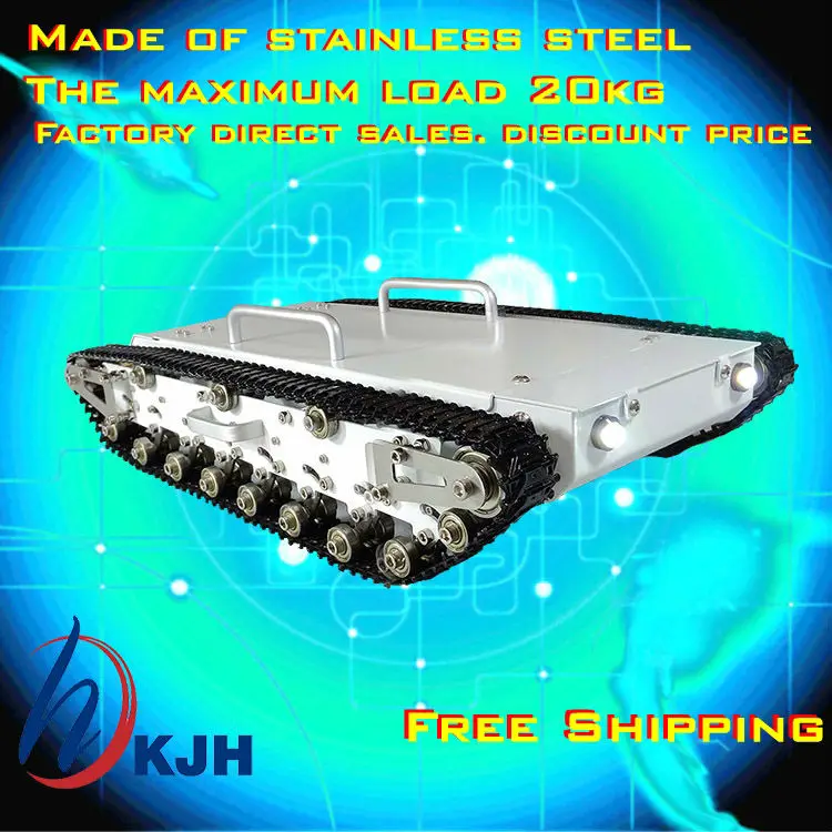 2019 Promotion Rc Tanks Full Metal Tank Car Chassis /all Structure,big Size Load Large/ Obstacle-surmounting Fast Free Shipping 
