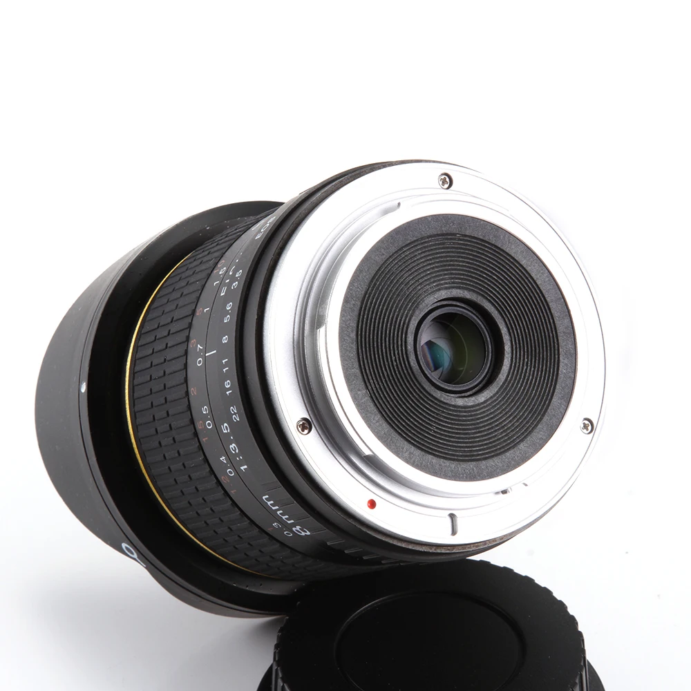Сверхширокоугольный объектив рыбий глаз 8 мм f/3 5 для Nikon D7200 D7100 D7000 D5300 D5200 5100 D5000 D3100