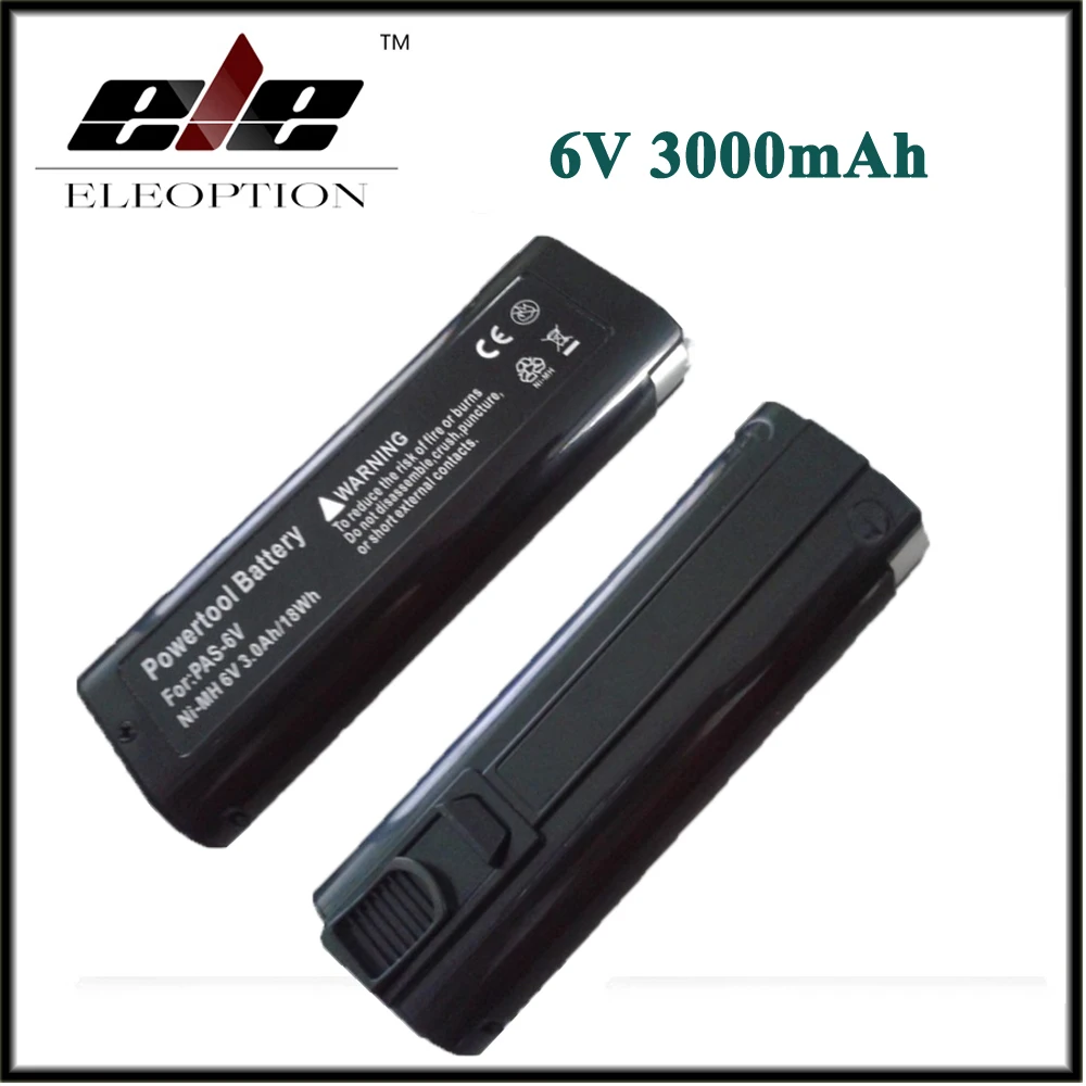 2PCS ELEOPTION font b Power b font font b Tool b font Battery for Paslode 6V