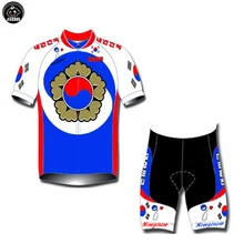 Новинка Ropa CICLISMO MAILLOT Южная Корея велосипедная команда велосипед Pro велосипедные наборы/одежда Джерси+ шорты дышащий гелевый коврик JIASHUO