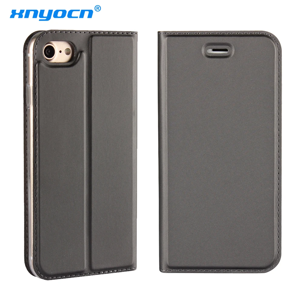 

For Apple Iphone 8 Case Xnyocn Luxury Flip Magnet Buckle Leather Wallet Book Cover Case for Iphone8 4.7" Phone Case