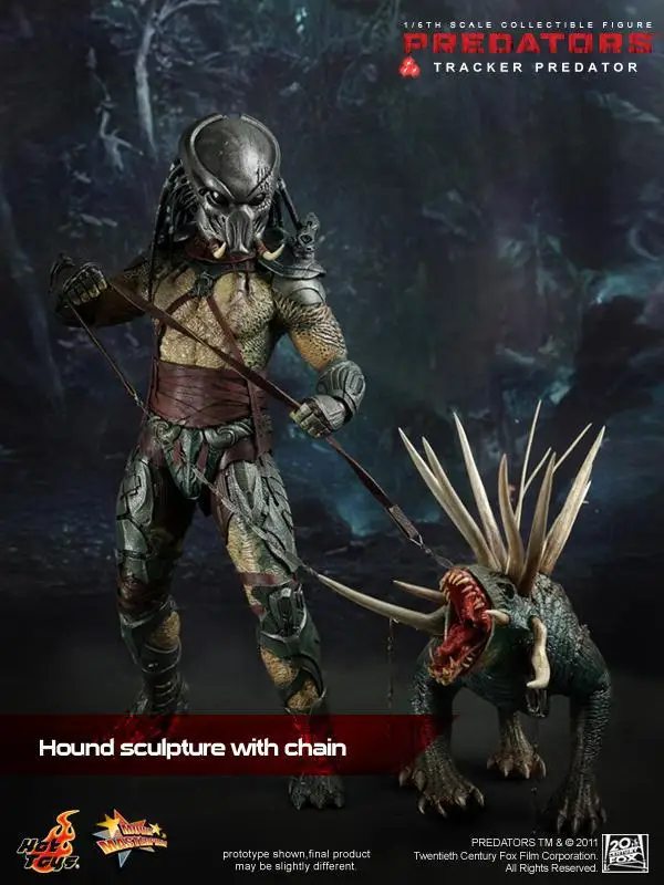 

Hottoys1/6th scale  Predator with Hound 12" action figure doll Model toy Collectible Figure