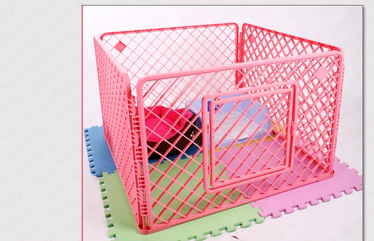 Забор для здоровых собак высокопрочный ударопрочный полипропиленовый материал 100*100*77 см большая кровать для собак XL уличная собачья будка