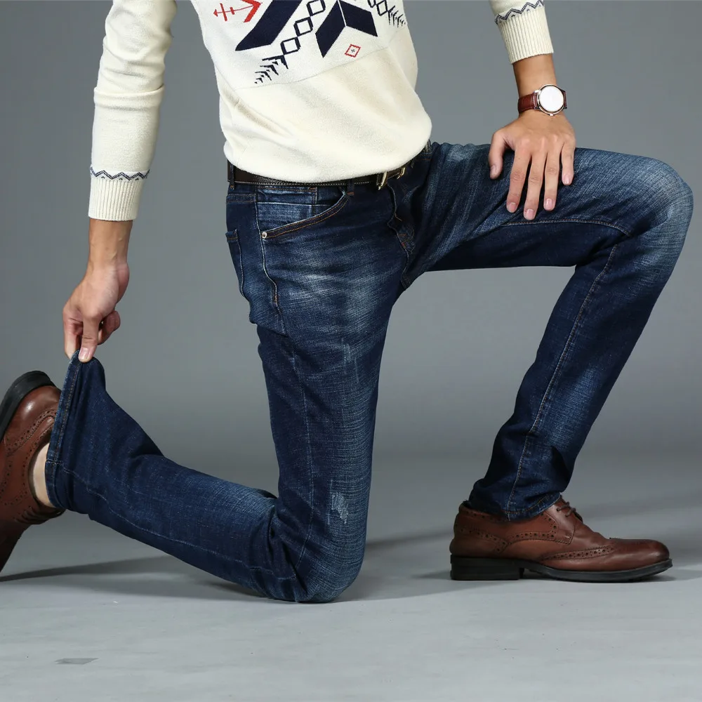 New Classic Solid Jeans da Uomo In Cotone con Elastico Silm Skinny Jeans  uomo Freddo Economici Mens Famosi Jeans di Marca Degli Uomini Dalla Cina  YJ7612|cheap brand mens jeans|cheap mens jeansmen jeans