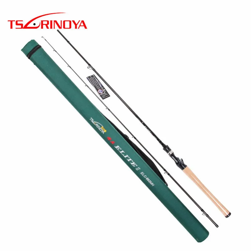 

TSURINOYA 2.03m Power:MH 2Secs Baitcasting Fishing Rod Lure Weight :7-28g Carbon Lure Rods FUJI Accessories Action:Fast