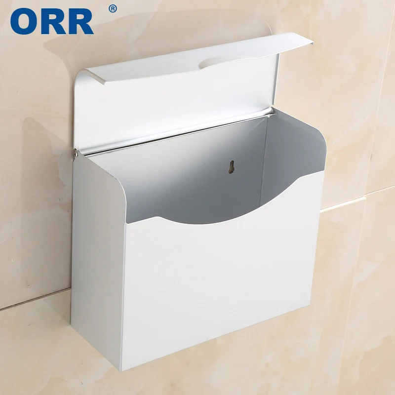 

Toilet paper holder 1pc Creative home roll paper stand Wall mounted Tissue box rack case bracket bano suporte ORR