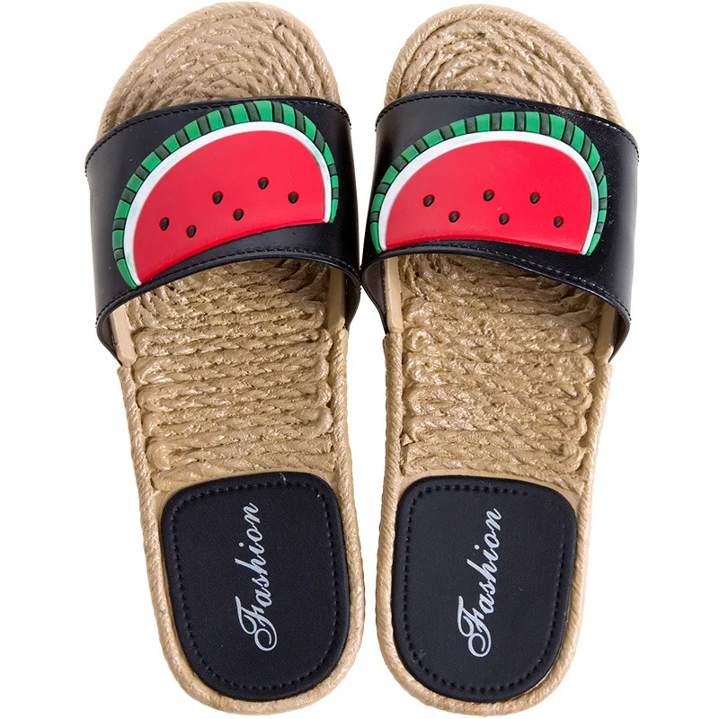 

NoEnName_Null Women Slippers Fashion Summer lovely Ladies Casual Slip On Fruit jelly Beach Flip Flops Slides Woman Indoor Shoes