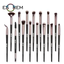 ESOREM Professional Makeup Brush Set 15pcs Rose Gold Tube Makeup Brushes Blending Small Contour Tapered Pinceaux Maquillage 5708 ESOREM Professional Makeup Brush Set 15pcs Rose Gold Tube Makeup Brushes Blending Small Contour Tapered Pinceaux Maquillage 5708
