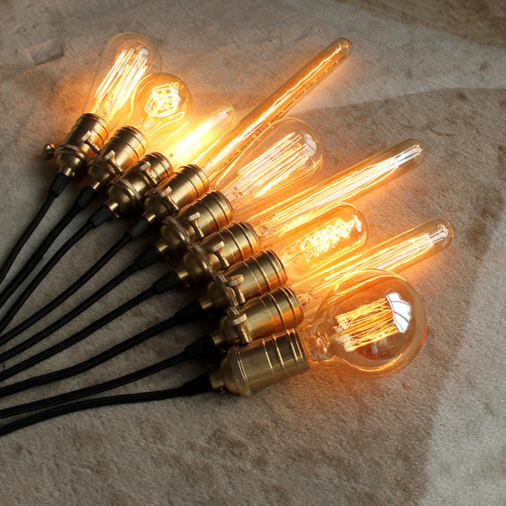 Vintage Edison Bulbs Incandescent Light Bulb Lamp AC 110V/220V E27