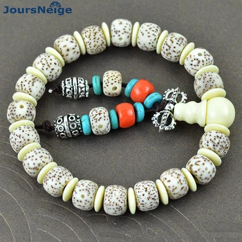 

JoursNeige Xingyue Bodhi Seed Bracelets High Density First Month Buddha Prayer Lucky for Women Girl Jewelry