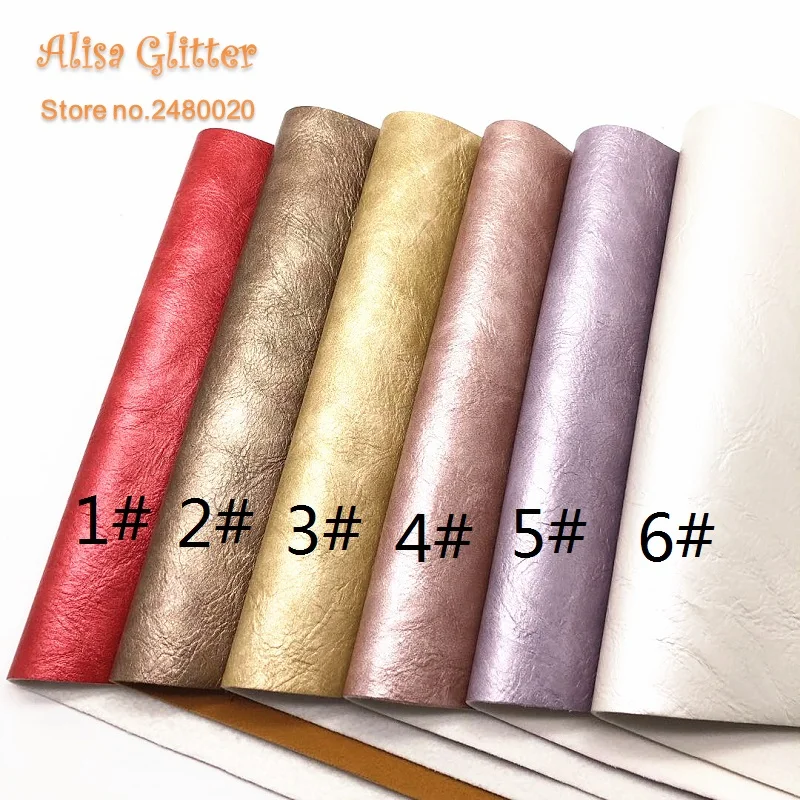 

1PCS A4 SIZE 21X29cm Alisa Glitter Embossed Metallic Synthetic Leather for DIY E09