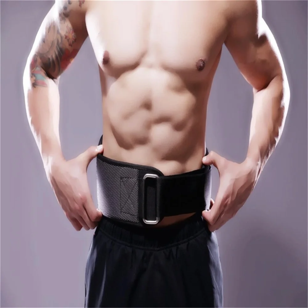 Sponge Durable Nylon Weight Lifting Squat Belt Protect Lumbar Back Waist for Fitness Training Intervertebral Protection Belt Sponge Durable Nylon Weight Lifting Squat Belt Protect Lumbar Back Waist for Fitness Training Intervertebral Protection Belt