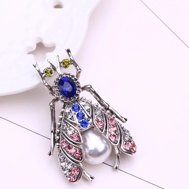 

insect brooch pin jewelry brooches for women cute pins metal broche rhinestone lapel pin men jewelry