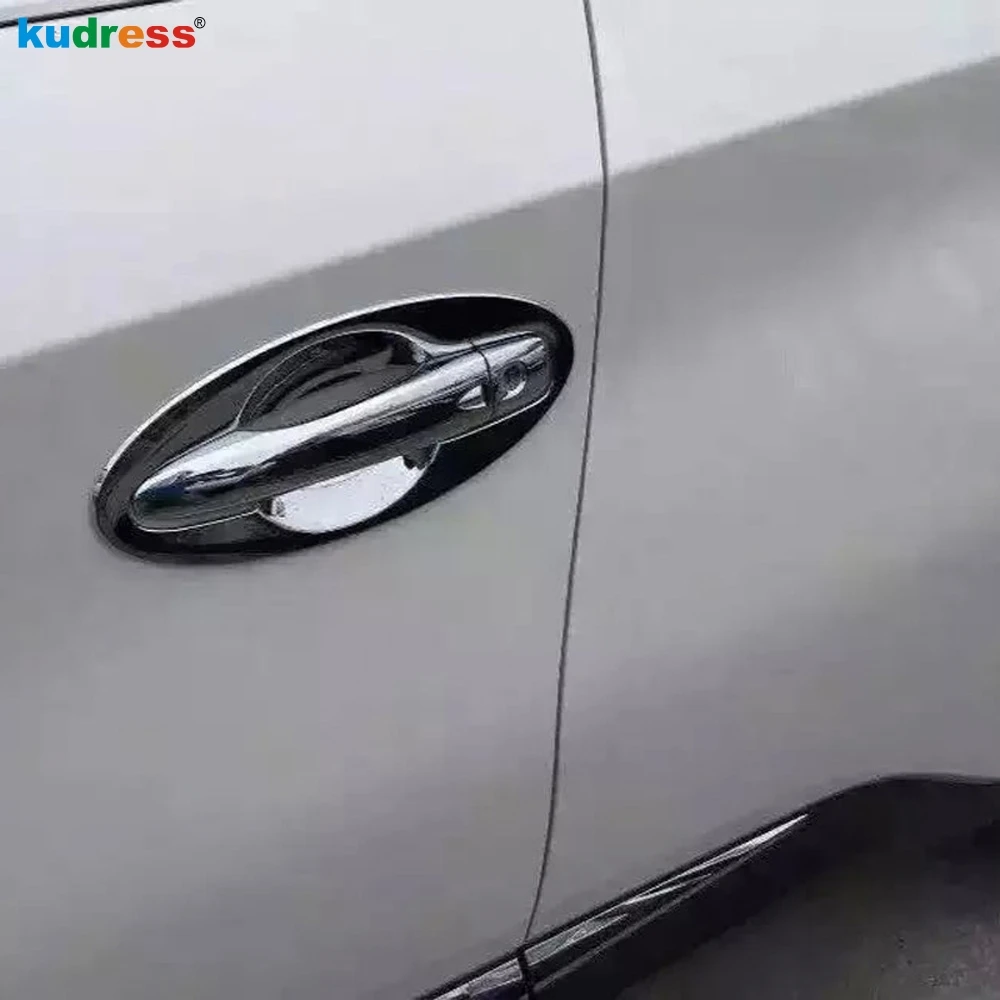 

For Nissan Murano 2015 2016 ABS Chrome Door Handle Bowl Protector Covers Covering Bowls Cap Door Cover Trim Protective
