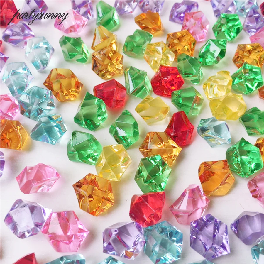 

20pcs Acrylic Crystal Gemstone Ice Rocks Unicorn Party Favors Baby Shower Favors Wedding Gift Gifts Children Toy Home Decoration