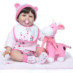 Мягкая силиконовая Реалистичная одежда для детей возрастом от 2 до 4 лет, коллекционные игрушки, подарок, детские куклы с открытыми глазами