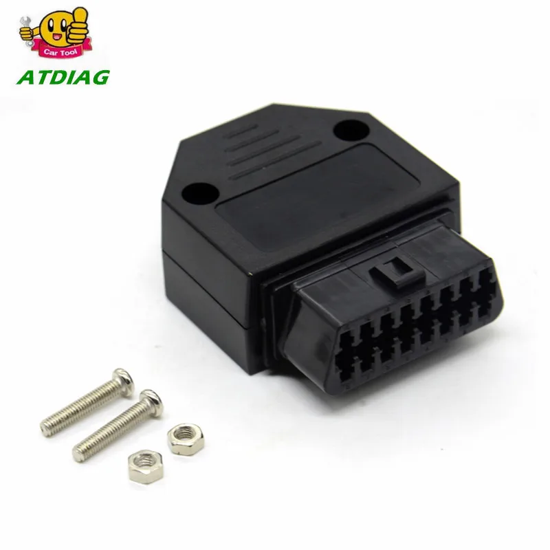 

Universal OBD2 16Pin male Connector Adaptor Car Diagnostic Tool J1962F ELM327 OBD Male Connect