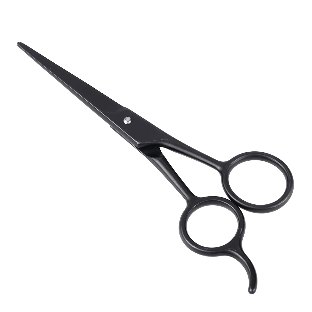 

Stainless Steel Beard Scissor for Barber Home Use Black Mini Size Shaving Shear Beard Trimmer Eyebrow Bang Mustache Scissor