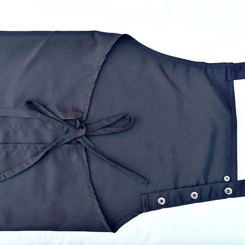 Pure Color Cooking Kitchen Apron For Woman Men Chef Waiter Cafe Shop BBQ Hairdresser Aprons Custom Logo Gift Bibs Wholesale