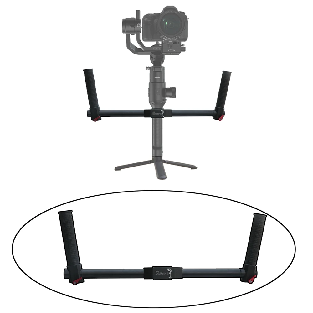 

Dual Handle Handheld Holder for DJI Ronin-s DSLR Camera Stabilizer Extended Gimbal Mount Grip Pole Arm Accessory Spare Parts