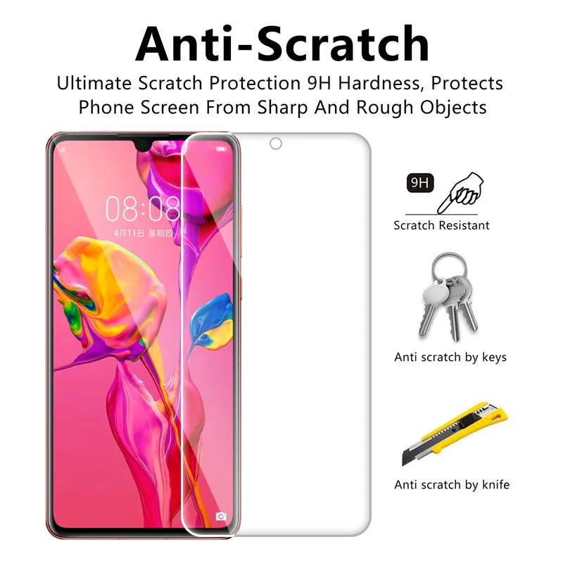 9H закаленное стекло для Huawei P20 Pro P30 P10 Lite Mate 20 20X Mate10 защита экрана|Защитные стёкла и