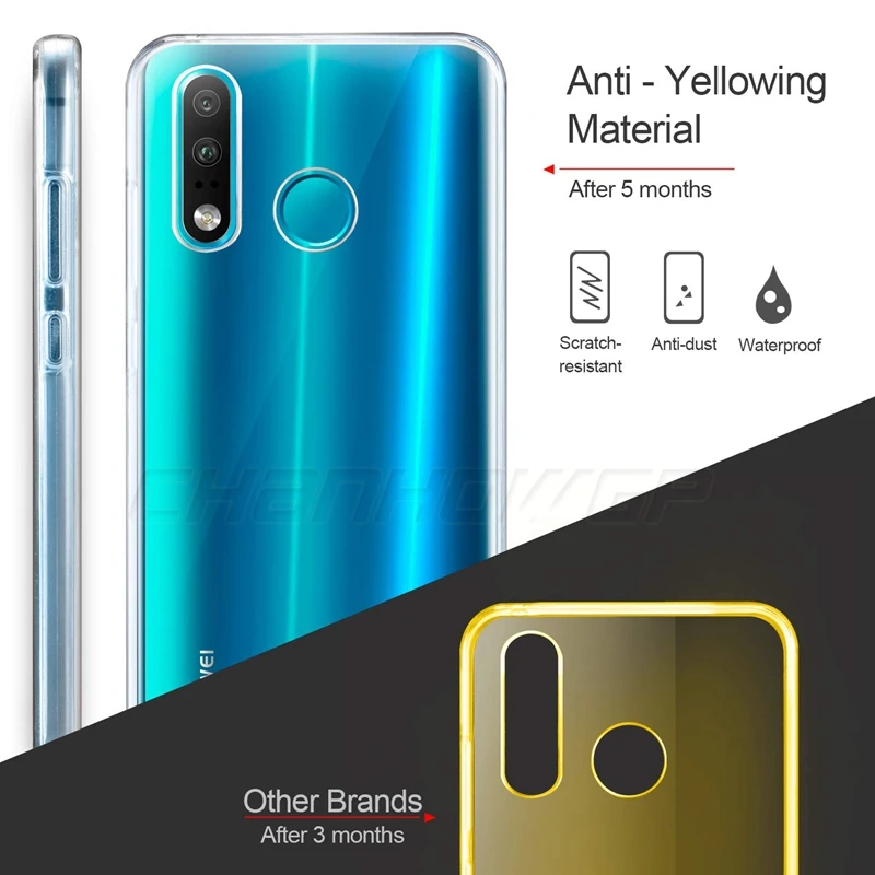 Двойной силиконовый чехол для Huawei P20 P30 Pro Y6 Y7 Y9 P Smart 2019 Y5 Prime 2018 Honor 8A 8C 8X 7A 7C Mate 20