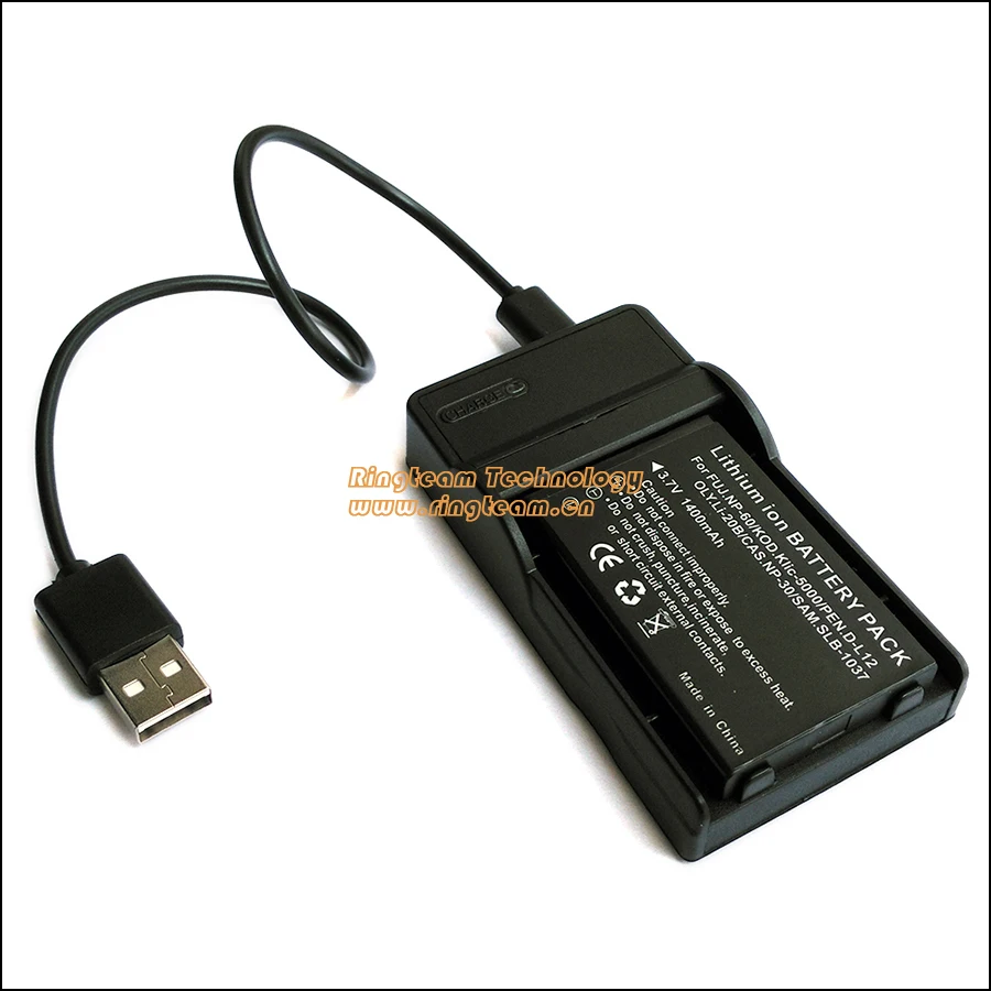 2-In-1 NP60 FNP-60 NP-60 Battery and USB Charger for Fujifilm FinePix F401 F410 F601 Zoom M603 Vizio DC630C Cameras ... | Электроника